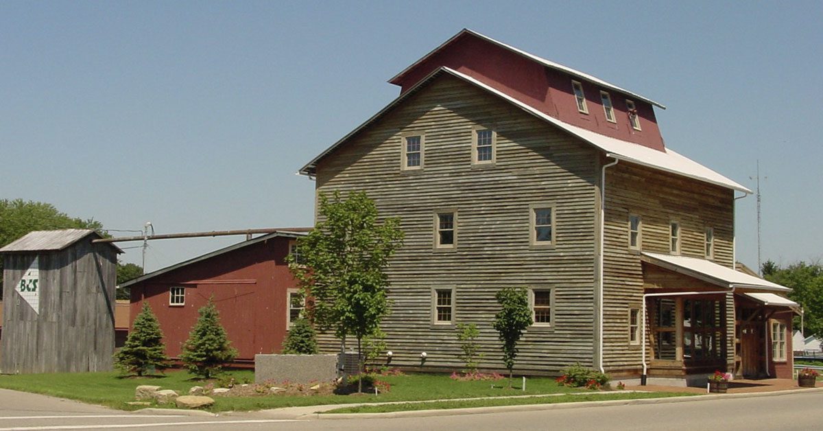 The mill during its remodeling