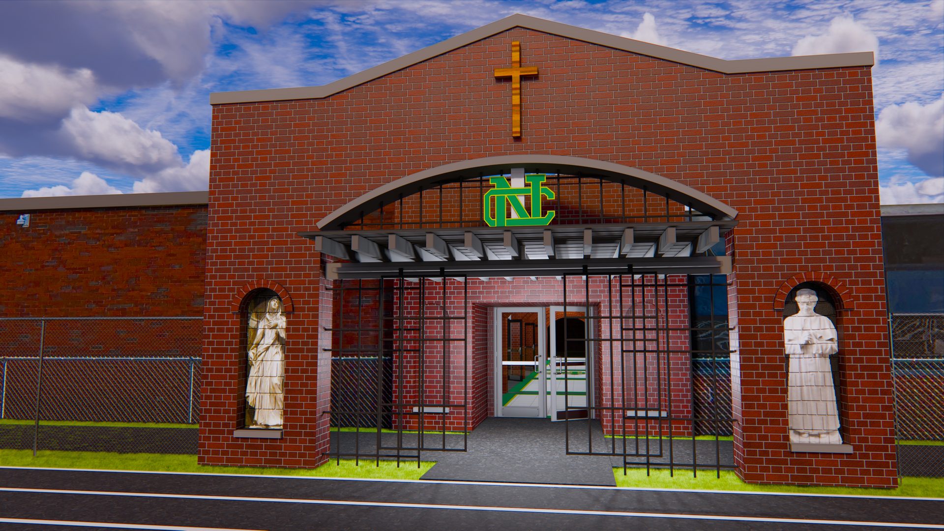 3D Rendering for Newark Catholic